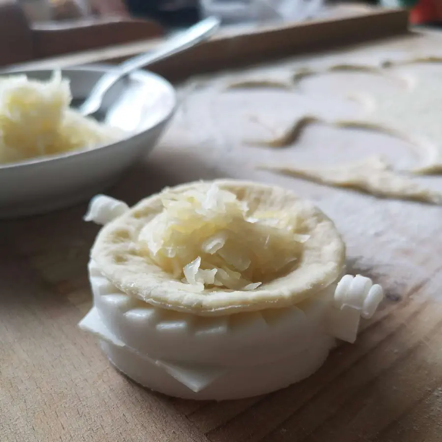 Pirohy z kyslého mlieka - plnenie pirohu