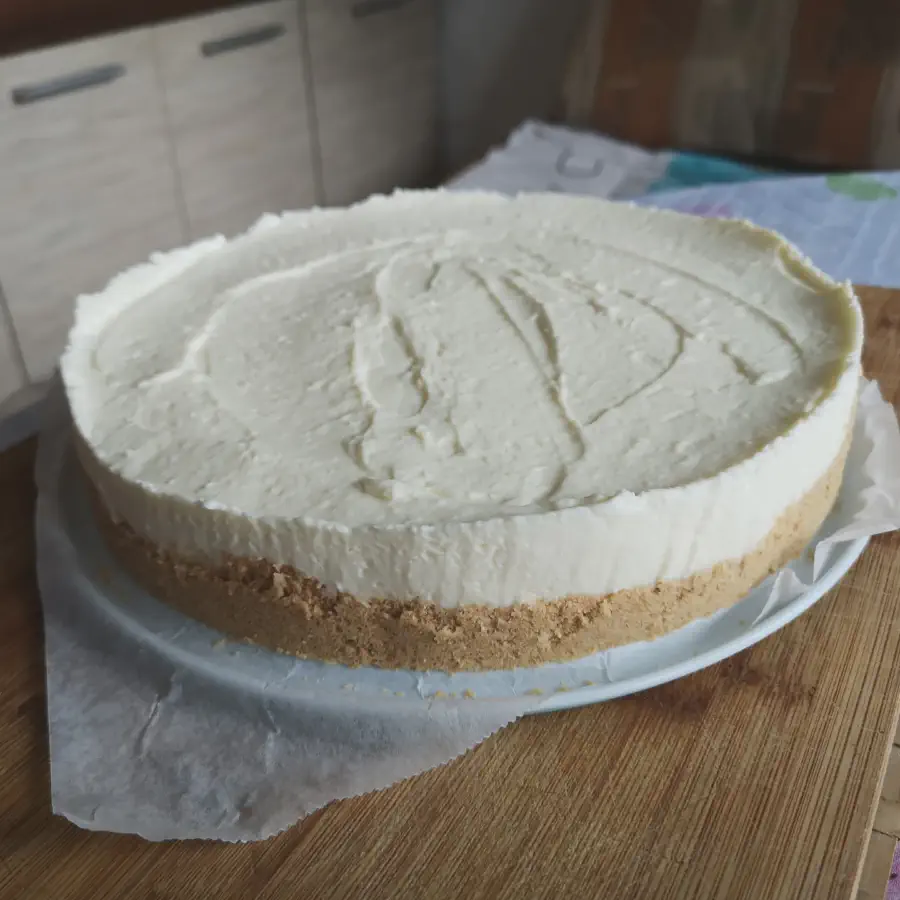 Nepečený kokosovo-vanilkový cheesecake 01
