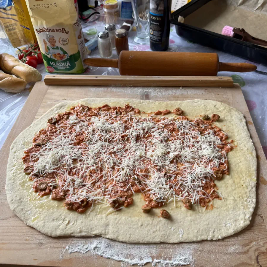 Pizzovníky - príprava cesta
