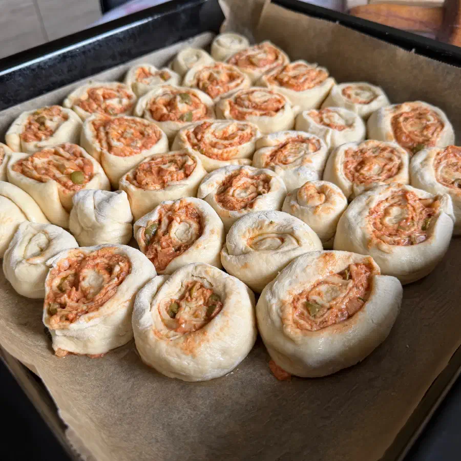 Pizzovníky - pred pečením